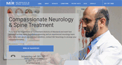 Desktop Screenshot of mirneurology.com